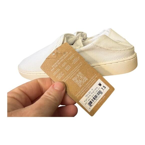 Olukai Pehua Mesh Loafer White NEW Women size 7.5 - Picture 7 of 8